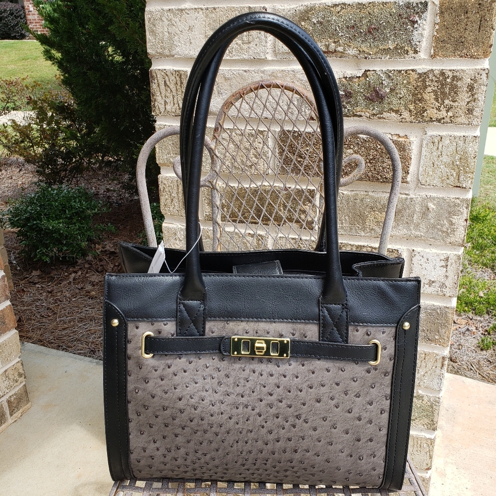 Mondani NY Elaina Ostrich Tote